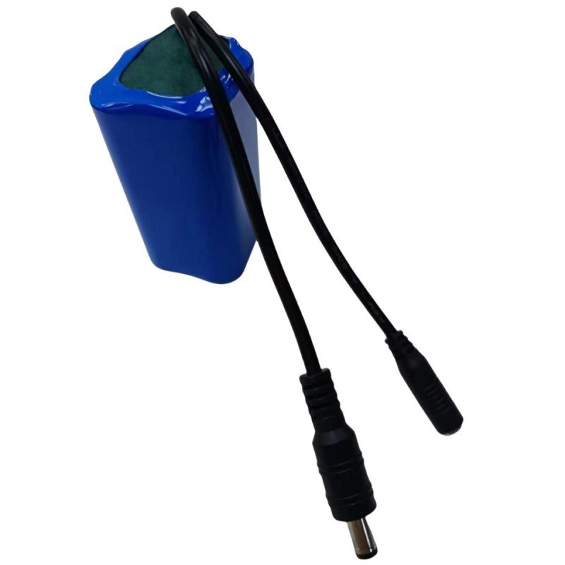 Lumière à bande LED batterie 7,4 V Capacité maximale pour 4 cellules 18650 batterie avec prise CC