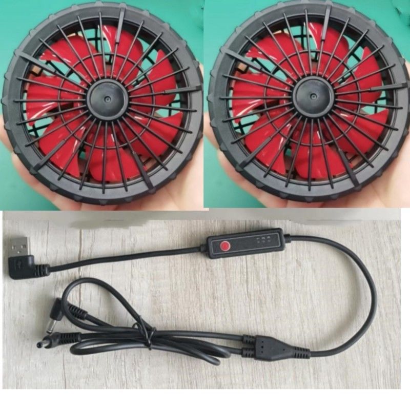 Ventilateur rotatoire de veste de palette du diamètre extérieur 105mm 7 pour des vêtements extérieurs