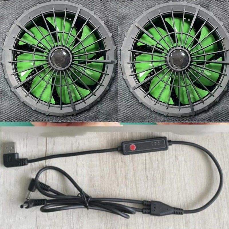Ventilateur rotatoire de veste de palette du diamètre extérieur 105mm 7 pour des vêtements extérieurs