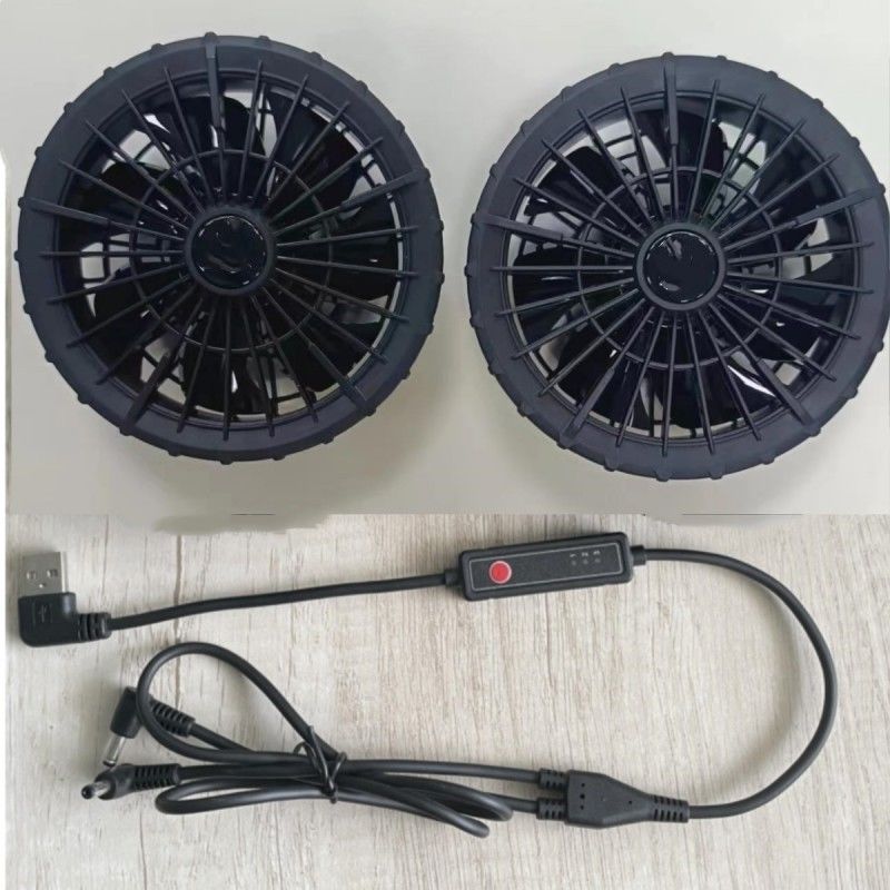 Ventilateur rotatoire de veste de palette du diamètre extérieur 105mm 7 pour des vêtements extérieurs