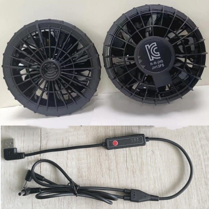 Ventilateur rotatoire de veste de palette du diamètre extérieur 105mm 7 pour des vêtements extérieurs