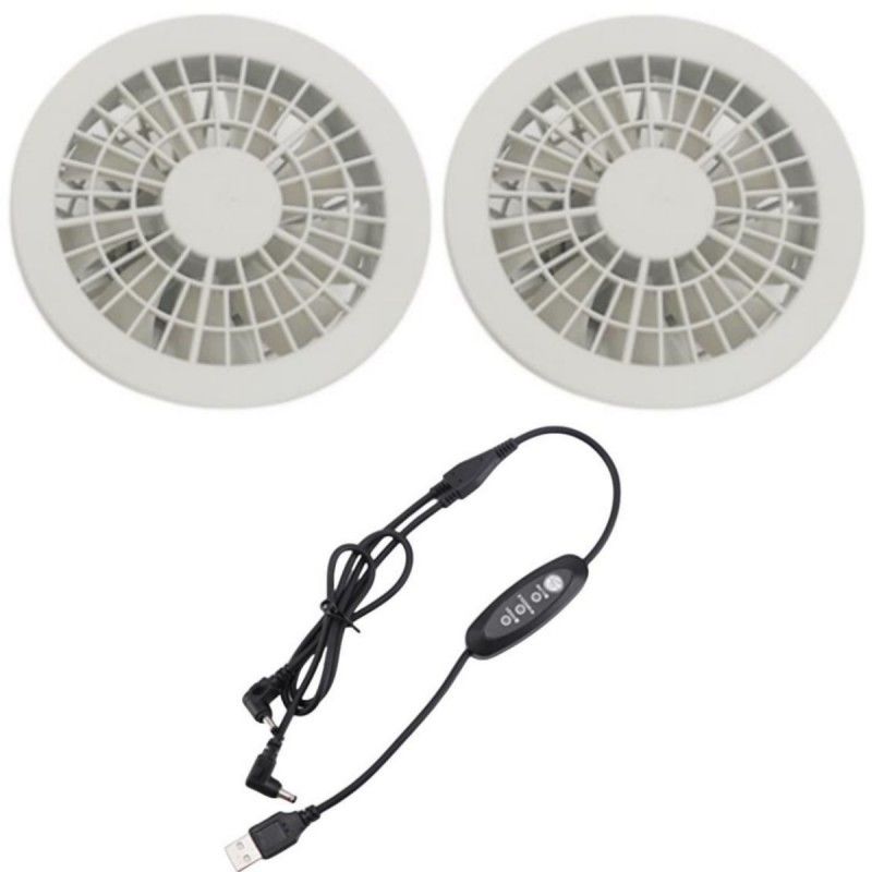 Ventilateur de refroidissement à trois niveaux Ventilateur à deux pièces Pour les combinaisons d'homme de travail d'été