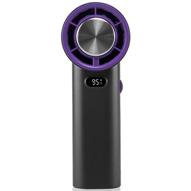 Ventilateur de refroidissement par glace à régulation de vitesse sans pas 13000 tours par minute Ventilateur portable à main sans lame 3600mAh