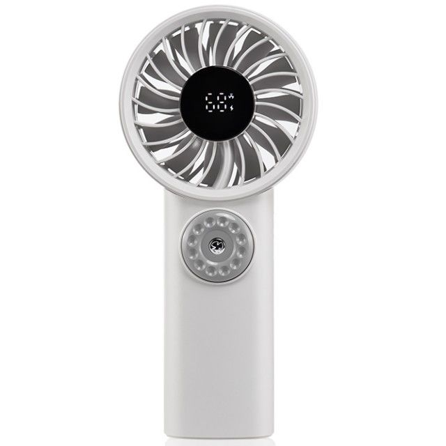 Affichage numérique à LED à batterie Ventilateur portable suspendu Ventilateur de cou Ventilateur électrique