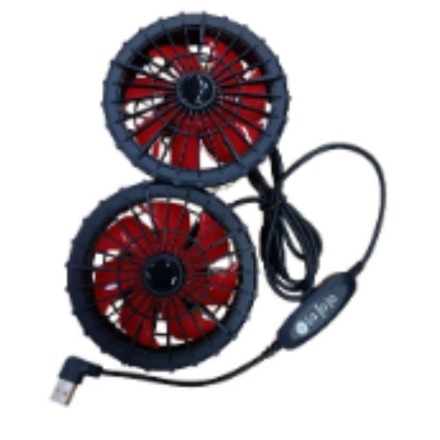 Ventilateur de refroidissement pour veste 12V Ventilateur USB Contrôle de la vitesse du vent 12V Élevé 9V Moyen 5V Bas