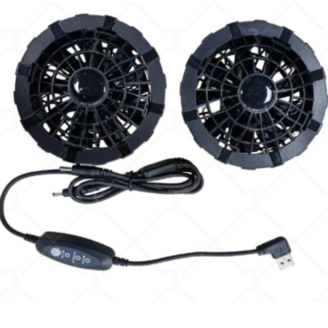 HADYFAN Ventilateur de refroidissement de veste avec moteur à brosse de marque japonaise Standard Diamètre extérieur 105 mm