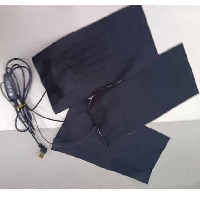 Pad de chauffage personnalisé 30X15cm 3pads en un chauffe-tissu 12V avec contrôleur de commutateur USB pour chaise de chauffage