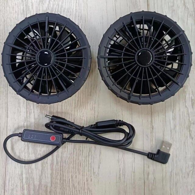 Ventilateur de vêtements d'extérieur de refroidissement d'été à 3 niveaux de vitesse pour ventilateur de refroidissement de veste Super Thin 34mm