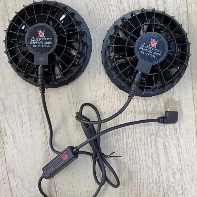 Ventilateur de vêtements d'extérieur de refroidissement d'été à 3 niveaux de vitesse pour ventilateur de refroidissement de veste Super Thin 34mm